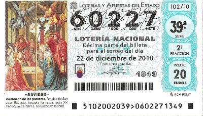 SORTEO LOTERIA DE NAVIDAD 2010